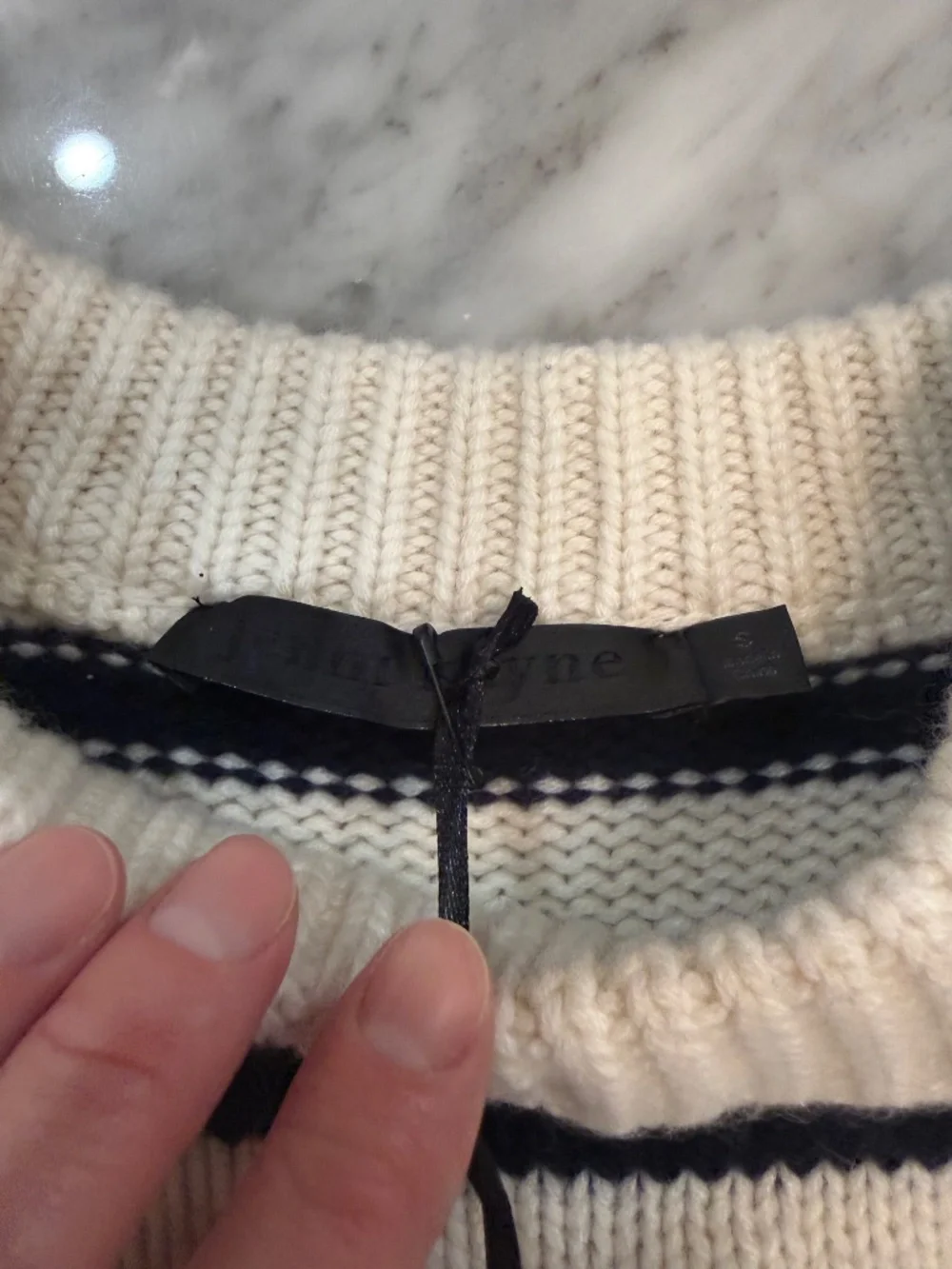 NWT Jenni Kayne Grace Crewneck Cashmere Sweater S